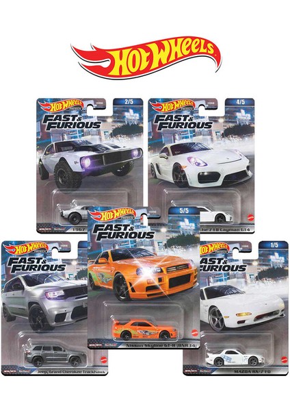 Hotwheels Hot Wheels Fast And Furious Premium Set HNW46