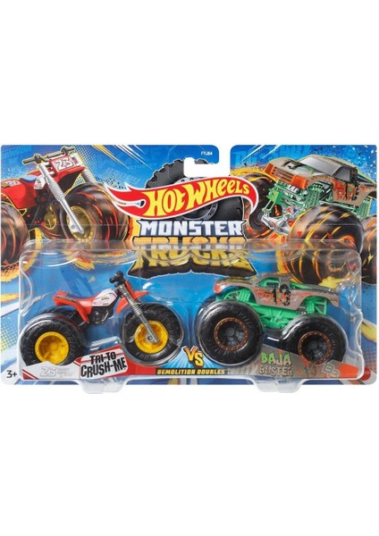 FYJ64/HLT66 Hotwheels Monster Trucks Güçlü Ikili Arabalar - 1:64