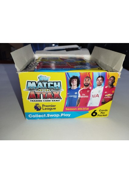Topps 2017-18 Preiıer League Box 50 Pack modelleri