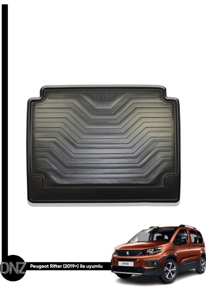 Peugeot Rıfter 2019 ve Sonrası Birebir Uyumlu 3D Bagaj Havuzu