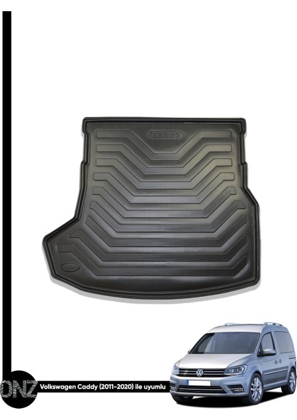 Volkswagen Caddy Combi 2010 ve Sonrası Birebir Uyumlu 3D Bagaj Havuzu