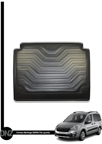 Cıtroen Berlıngo Yps 2019 ve Sonrası Birebir Uyumlu 3D Bagaj Havuzu