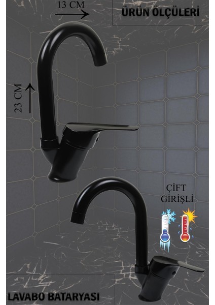 Siyah Banyo Lavabo Bataryası Duş Başlığı Spiral Mafsal Seti Siyah Renk Duş Musluğu Banyo Armatür Set fırsatları