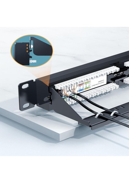 24 Port 1u Cat6 Patch Panel