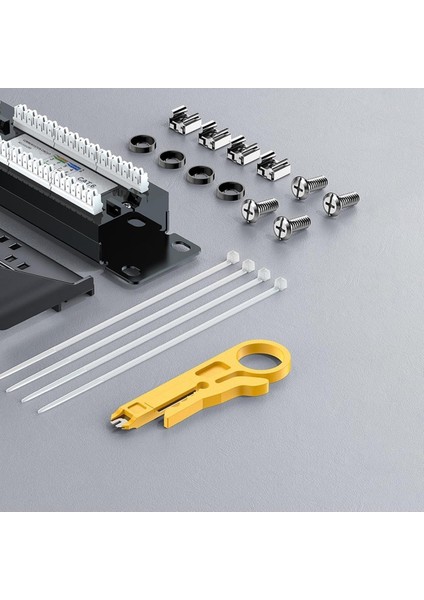 24 Port 1u Cat6 Patch Panel