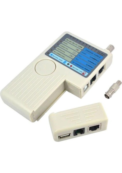 Kablo Tester RJ11 RJ45 USB Bnc Lan Ağ Kablosu Test Cihazı ARS2021_KEEPRO_ÇOK Fonk.kablo