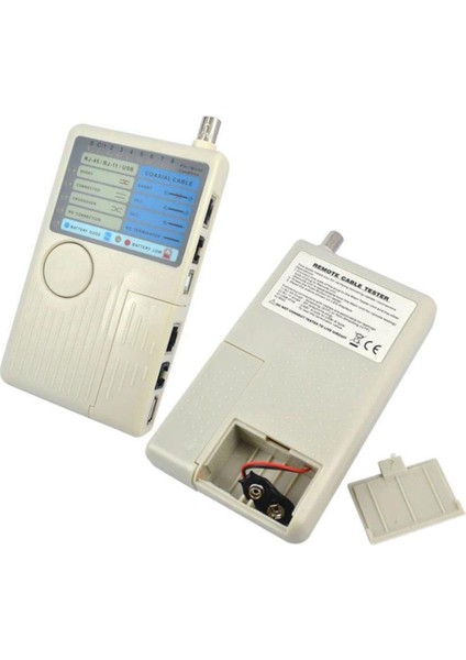 Kablo Tester RJ11 RJ45 USB Bnc Lan Ağ Kablosu Test Cihazı ARS2021_KEEPRO_ÇOK Fonk.kablo