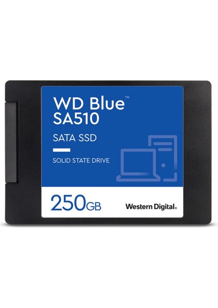 Wd Blue SA510 S250G3B0A 250GB 555/440MB/S 2.5&quot; Sata 3 SSD Disk