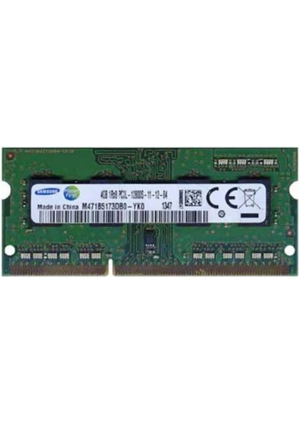 M471B5173DB0-YK0 4 GB Ddr3 1600 Mhz CL11 Notebook Bellek