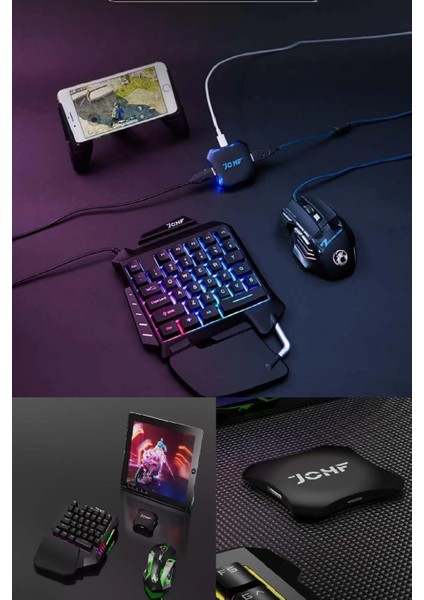 EC Shop Midday Kullanışı Zevkli Pubg Oynamayı Keyifli Hale Getirecek Kolaylaştıracak JCHF-68S Pubg Mouse Klavye Set