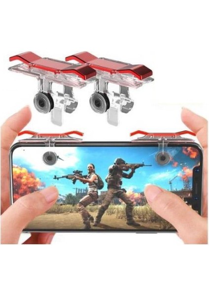Oyun Konsolu Tetik Düğmesi Mobil Oyunlar İçin Yüksek Hassasiyet 2 Adet fiyatları