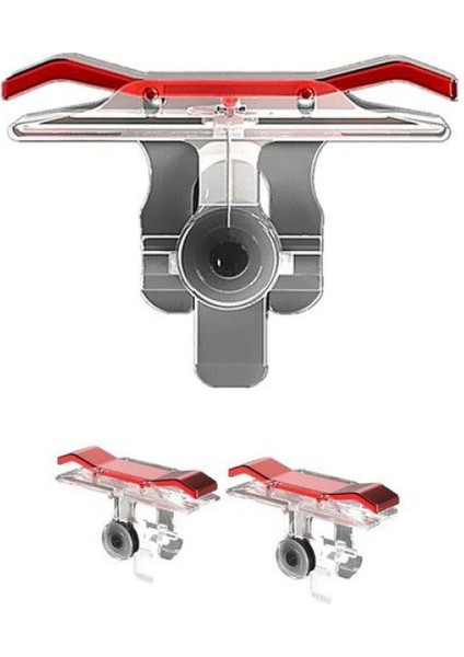 Oyun Konsolu Tetik Düğmesi Mobil Oyunlar İçin Yüksek Hassasiyet 2 Adet fırsatları