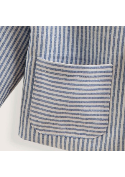 Marine Çizgili Ceket Lacivert fiyatları