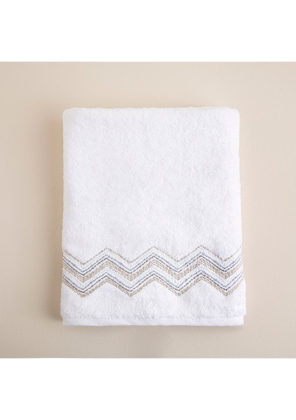 Valeri Banyo Havlusu 85X150 cm Beyaz