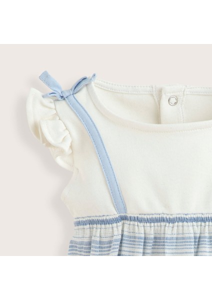 Marine Fırfırlı Çizgili Tulum Mavi fiyatları