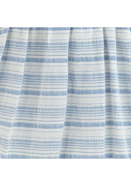 Marine Fırfırlı Çizgili Tulum Mavi modelleri