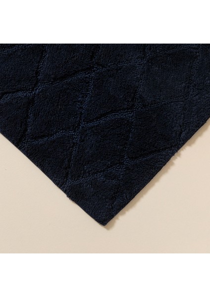 Tufted Diamond Banyo Paspası 60X100 cm Marin Mavi fırsatları