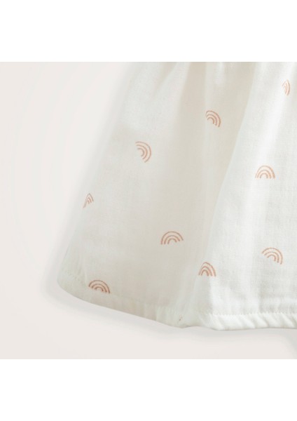 Rainbow Elbise Ekru/somon modelleri