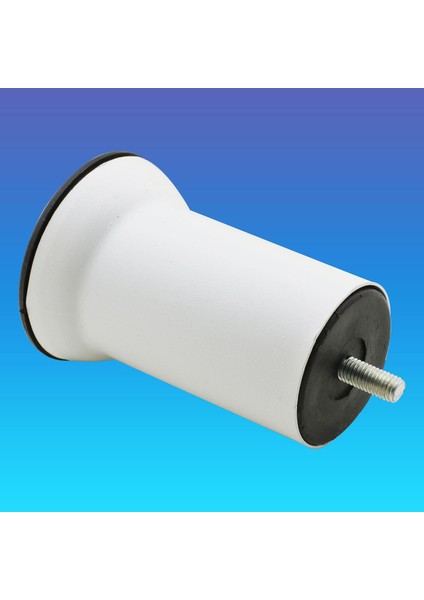 Mobilya Metal Kanepe Baza Koltuk Destek Ayağı M8 Civata Beyaz Metal Ayak 10 cm (4 Adet)