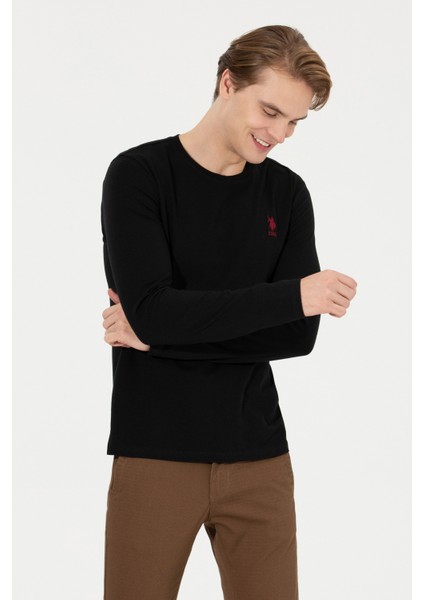 Erkek Siyah Sweatshirt 50253131-VR046 fiyatları
