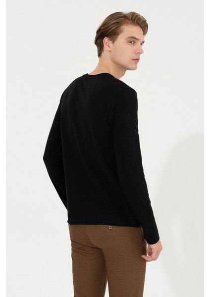 Erkek Siyah Sweatshirt 50253131-VR046 indirimleri