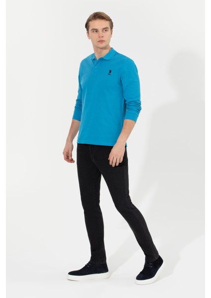 Erkek Kobalt Sweatshirt 50263112-VR077 fırsatları