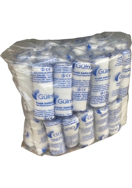 Elastik Sargı Bezi 10 cm x 2 mt 50 Adetlik Paket