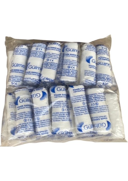 Elastik Sargı Bezi 10 cm x 2 mt 50 Adetlik Paket