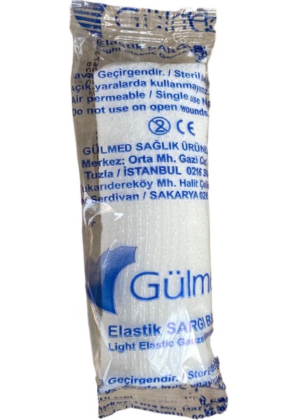 Elastik Sargı Bezi 10 cm x 2 mt 50 Adetlik Paket