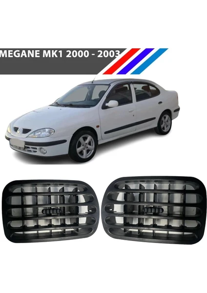 Nvr -Megane 1 Kasa Havalandırma Izgarası Orta Sol ve Sağ 2 Adetli Takım 2000 2003