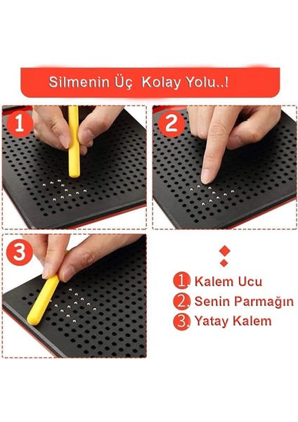Eğitici Boncuk Mıknatıslı Oyuncak Tablet (Manyetik Çizim Pedi ) fiyatları