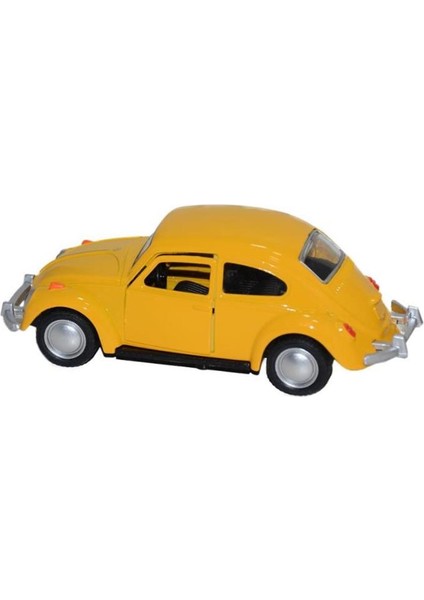 Nostaljik Metal Çek Bırak Araba Sarı