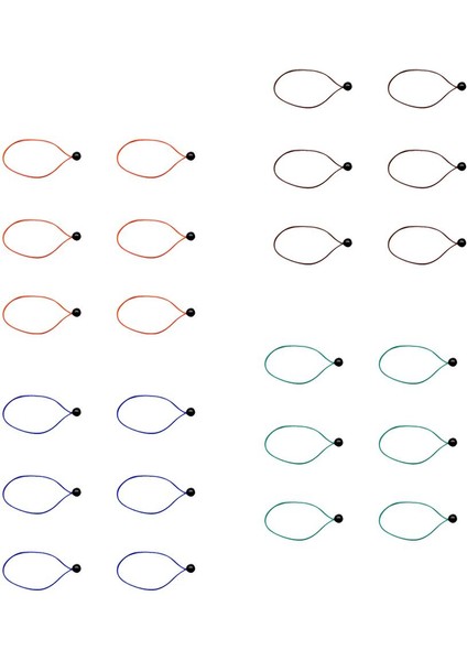 Pretia 6x 24cm Uzunluğunda Top Bungee Kordon Muşamba Kravat Aşağı Kayış Gölgelik Çadır Aksesuarı Yeşil (Yurt Dışından) modelleri