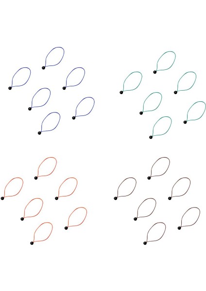 Pretia 6x 24cm Uzunluğunda Top Bungee Kordon Muşamba Kravat Aşağı Kayış Gölgelik Çadır Aksesuarı Yeşil (Yurt Dışından) fırsatları