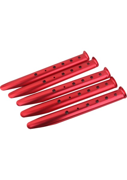 5 X Kırmızı Alüminyum Alaşım Kamp Yürüyüş Gezisi Çadır Kazıklar Bahis (Yurt Dışından) modelleri