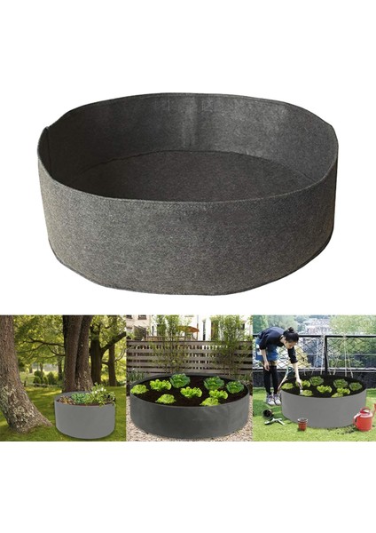 Kumaş Yükseltilmiş Yatak Bahçe Büyümek Çanta Kutusu Kılıfı Kapalı Açık Grı_60x20 Cm (Yurt Dışından) modelleri