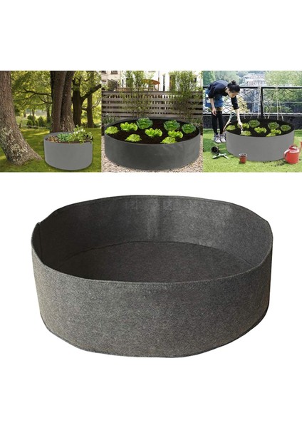 Kumaş Yükseltilmiş Yatak Bahçe Büyümek Çanta Kutusu Kılıfı Kapalı Açık Grı_60x20 Cm (Yurt Dışından) fırsatları