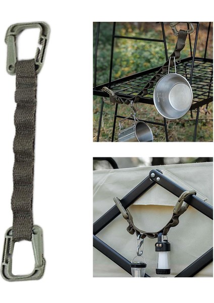 Kamp Alanı Depolama Kayışı Taşınabilir Asılı Halat Kamp Bahçesi Essentials Yeşil 5 Döngüler (Yurt Dışından) indirimleri