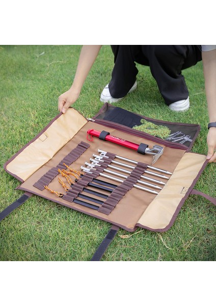 Çadır Sıraları Saklama Çantası Çadır Kazıklar Çok Aracı Organizatör Durumda Sırt Çantasıyla (Yurt Dışından) modelleri