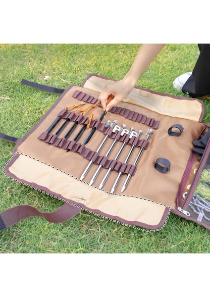 Çadır Sıraları Saklama Çantası Çadır Kazıklar Çok Aracı Organizatör Durumda Sırt Çantasıyla (Yurt Dışından) fırsatları