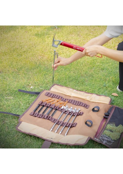 Çadır Sıraları Saklama Çantası Çadır Kazıklar Çok Aracı Organizatör Durumda Sırt Çantasıyla (Yurt Dışından) indirimleri