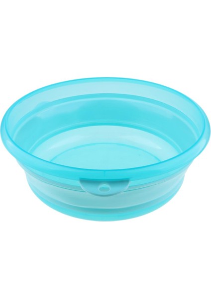 Taşınabilir Kamp Plastik Katlanabilir Düz Yıkama Havza Kova Küvet Kasesi Pot Mavi S (Yurt Dışından) fiyatları