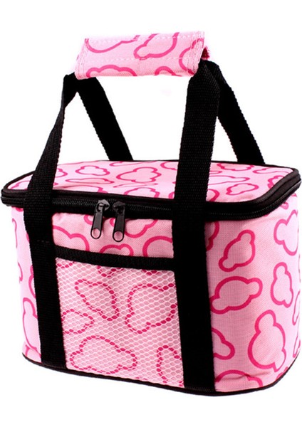 Hafif Yalıtımlı Öğle Yemeği Buz Çantası Gıda Konteyneri Tatil Işi Piknik Pembe (Yurt Dışından) fırsatları