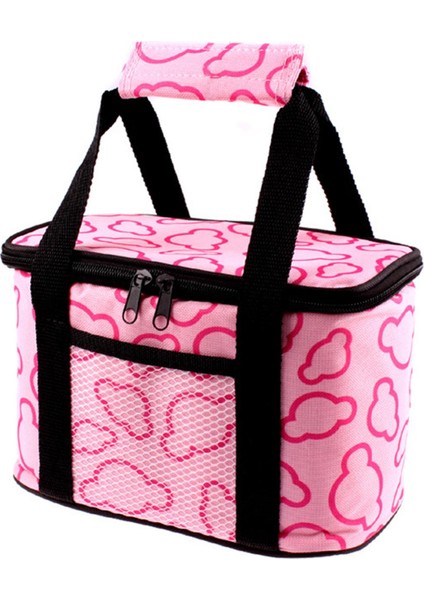 Hafif Yalıtımlı Öğle Yemeği Buz Çantası Gıda Konteyneri Tatil Işi Piknik Pembe (Yurt Dışından) indirimleri