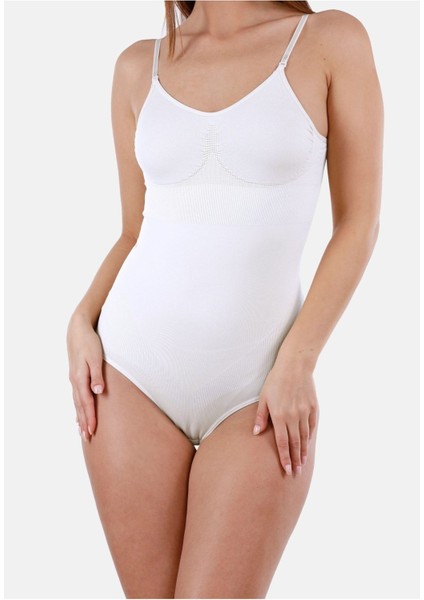 Mamey Model Sıkılaştıran Toparlayıcı Çıtçıtlı Body Korse