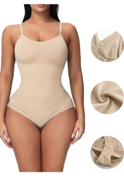 Çıtçıtlı Toparlayıcı Body Sıkılaştırıcı Body Seamless Model Örme Kumaş