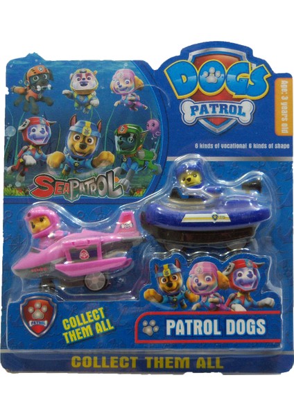 Kartela 2 Li Dogs Patrol Karakterler fırsatları