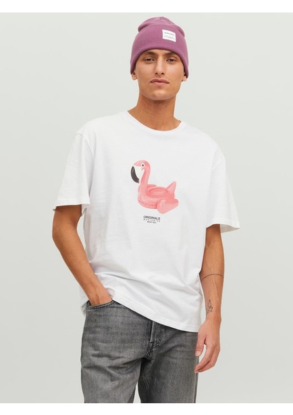 Jordimensional Tee Ss Crew Neck Tg Beyaz Erkek T-shirt 12238166-White