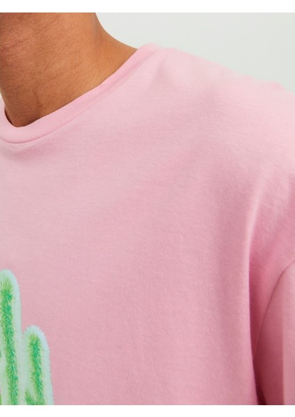 Jordimensional Tee Ss Crew Neck Tg Pembe Erkek T-shirt 12238166-Prism modelleri