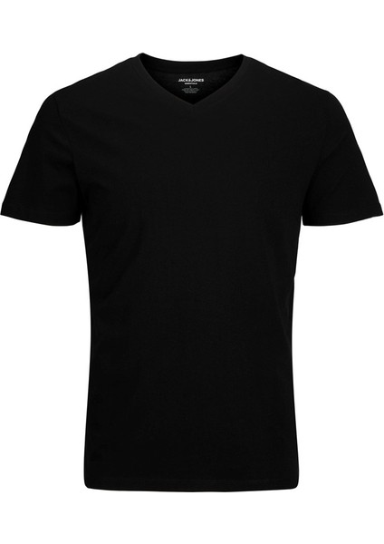 V Yaka Siyah Erkek T-Shirt 12156102 indirimleri